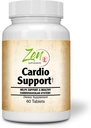 Συμπληρώματα Zen - Cardio Υποστήριξη Plus Αντιοξειδωτικά, L-Καρνιτίνη, L-Ταυρίνη, με Συνένζυμο Q10, Hawthorn, Horschestnut, Cayenne, Σπόροι σταφυλιών και βιταμίνη Ε, Προωθεί μια υγιή καρδιά 60-Tabs