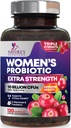 Probiotics for Women Digestive Health Support - 90 Billion CFU Γυναικείο Προβιοτικό, 16 Strains, Cranberry, Κολπικό Προβιοτικό με Πρεβιοτικά, PH, Ανοσοποιητικό, Ουρολοίμωξη, & Γυναικεία Υποστήριξη Υγείας, 120 Κάψουλες