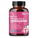NATI TARGET Vaginal Womens Probiyotiks, 100 Milyar CFUs Probiyotiks & Prebiyotiks with Digestive Enzymes, Cranberry & D-Mannose - Supports PH Balance, Odor & Urinary Tract Health - 90 Capsules