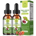 TMG 1000MG - Tritilglycine Liquid Drops, Betaine High Aborpsiyon, Destekler Metilasyon, Liver Wellness & Cognitive, Non-GMO, Vegan, Blood Orange Flavor, 1 Fl.Oz (2 Pack)