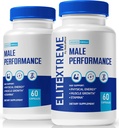 (2 Πακέτο) EliteXtreme Ανδρικό Συμπλήρωμα, EliteXtreme Ανδρικά Χάπια, Όλα τα φυσικά κάψουλες διατροφής για άνδρες, 1200 MG Πολυβιταμίνες για τη συνολική υγεία, Elite Xtreme Κριτικές (120 κάψουλες)