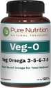 Saf Beslenme Vegan Omega-6 3-5-9 | 120 Softgels | Genel Sağlık Için 600 mg | GMO | Gluten Ücretsiz