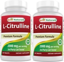 En İyi Doğallar L-Citrulline 2000 mg/Serving - Non-GMO - Gluten Free - 120 Tablet (120 Kont (Pack of 2))