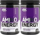 Βέλτιστη Διατροφή, (2 Pack Essential Amin.O. Ενέργεια, Concord Grape, 9,5 oz (270 g)