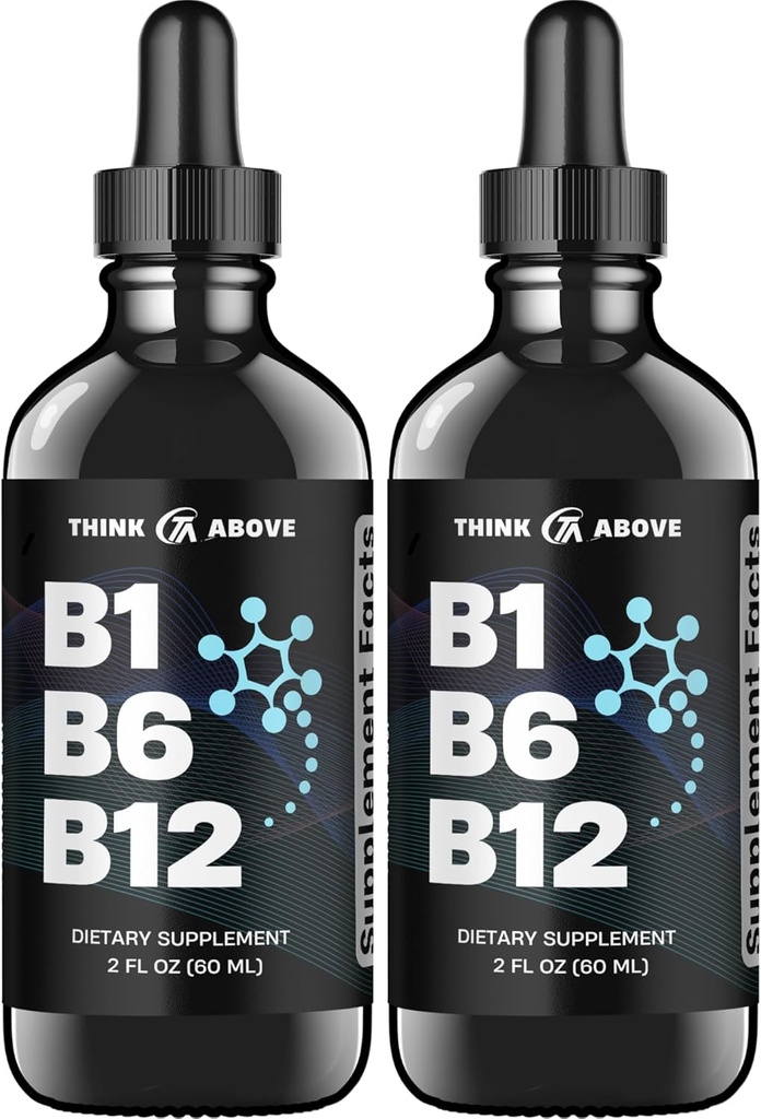 B1 B6 B12 Vitamini Ölçeği - Nerve, Enerji, Beyin Desteği Supplement - Meyveli-Beğen Flavor - Mecobalamin, Thiamine, Pyridoksie (2)