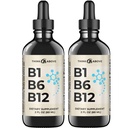 B1 B6 B12 Vitamini Ölçeği - Nerve, Enerji, Beyin Desteği Supplement - Meyveli-Beğen Flavor - Mecobalamin, Thiamine, Pyridoksie (2)