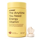 H-PROOF Sustained Energy, Focus & Alertness with Jitter-Free Caffeine, 60 Chewable Energy Supplements (30 Servisler), karma Berry