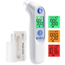 Earmeter, Çocuklar ve Yetişkinler için Dijital Kulak Termometre, 1s Sonuç ile Yüksek Hassas Bebek Termometre, 3 Renk Kodu ve 30 Memory Recall, Easy to Use, with 21 Peel Probe Covers