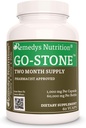 Remedy'nin Beslenme Go StoneTM Kidney & Gallbladder | 1000 mg, 60 Vegan Capsules Herbal Diyetsel Supplement | İki Ay Supply