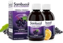 Sambucol Black Elder Syrup - Sambucus Syrup, Black Elderberry Liquid, Immune Support for Kids and Yetişkinler, Highoxys, Gluten Free - Original Formula, 7.8 Fl Oz, 2Pack