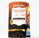 Daha İyi Alt Saf Himalaya Shilajit Caramel Honey Sticks with Organic Honey|In Consume Shilajit| 30 Energy Boost & Immune Support, 85+ Trace Minerals, %75+ Fulvic Acid