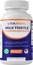Vitamatic Milk Butle 50:1 Ekstra 500 mg, Dandelion Root 50:1 100 mg, 180 Vegetarian Capsules, Non-GMO, Gluten Free