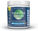 BIOHM Digestive Greens, Green Superfood Toz (7.4 Oz, 30 Hizmet) Immune & Gut Health Support with Antioksis, Vitamins, Probiyotiks & Enzymes, Good Source of Fiber Berry Flavor Flavor