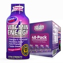 Enerji Focus+ Ekstra Güçlü Enerji Shot 48 Paketi, 260 mg Doğal Caffeine, B-Vitamins, CoQ10, Amino Asits, Focus, Verimlilik & Clarity, Zero Sugar, Gluten-Free, 1.93 fl oz