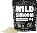 Vahşi Gıdalar Lions Mane Toz Mushrooms 10:1 | Organik Mushroom Toz | Adaptogen Nootropic Herb for Brain Health, Memory and Focus (4 Ounce (Pack of 2))