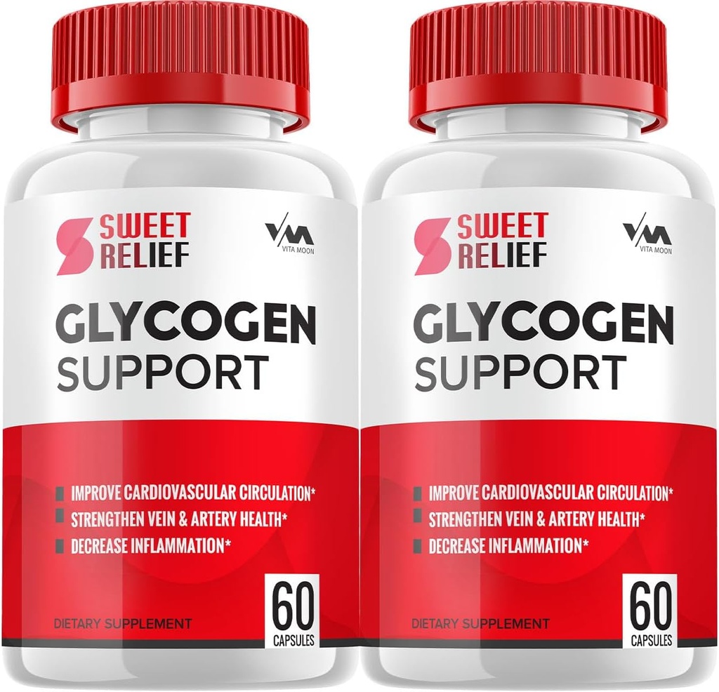 (2 Pack) SweetRelief Glycogen – Sweet Relief Capsule CleanRelief Pills, Genel Wellness için Gelişmiş Formula, Sweet Relief Glycogen Yorumları, 120 Capsules