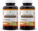 Tribe Sarsaparilla 120 Capsules(2), 1000 mg, Sarsaparilla (Hemidesmus indicus) kıl Kök (2x120 Capsules)