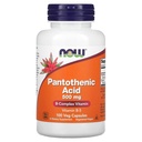 Şimdiye kadar Gıdalar Pantothenic Acid 500 mg, 100 Capsules (Pazar 1)