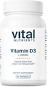 Vital Nutrients D 2000 IU | Vitamin D3 Tamam | Sağlıklı Kemikler, Dişler, Kaslar*| Hücreler & Immune Function |dis Abxia | Gluten, Dairy and Soy Free | 90 Capsules
