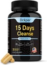 Natural Cleanse Detox, 15 Days 2in-1 Gut Support, Colon Cleanse for Men & Women, Senna Leaf, Cascara Sagrada, Psyllium Tohum Husk Toz, Aloe Vera Ekstraksiyon, 30 Capsules