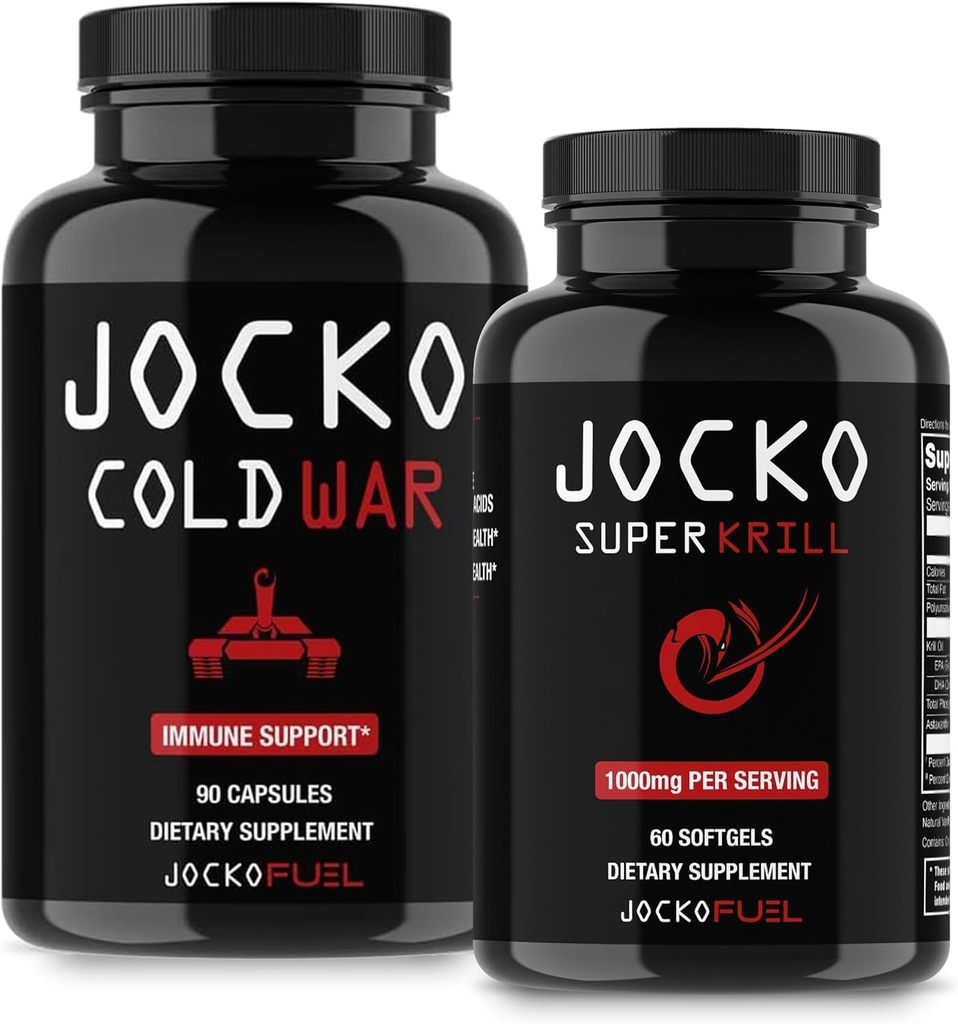 Jocko Soğuk Savaş ve Omega 3 Krill Oil Supplement Sche