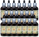 Kava Kava (Piper Methysticum) Tincture, kuru Köklü Tür (Brand Name: HerbalTerra, Proudly Made in USA) 20x4 fl.oz (20x120 ml)