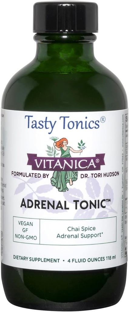 Vitanica - Adrenal tonic, Adrenal Support, χορτοφάγος, 4 ουγγιά (Packaging May Vary)