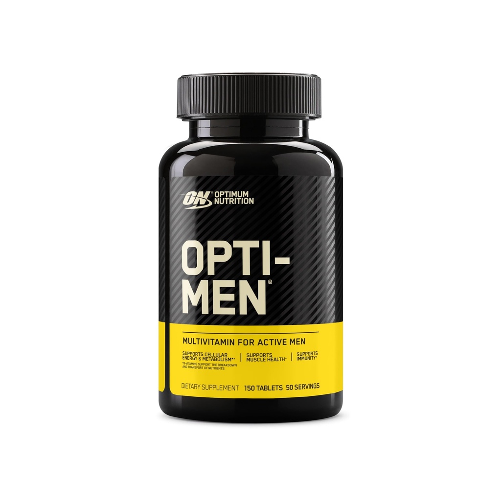 Optimum Beslenme Opti-Erkekler, C, çinko ve Vitamin D, E, B12 for Immune Support Mens Daily Multivitamin Supplement, 150 Count (Package May Vary)