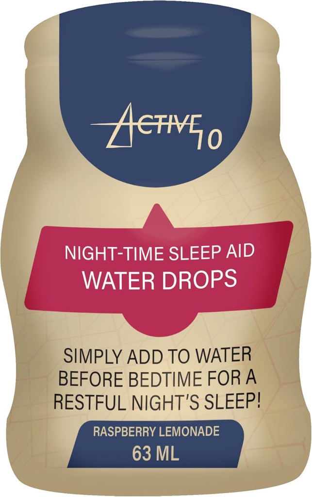 Night Time Sleep Aid Water Drops, Enhanceing and Soothing for Restful Nights - Χυμός κερασιού, φυσικά συστατικά - 2.13 Fl Oz