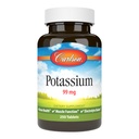 Carlson - Potasyum, 99 mg, Nerve Health & Muscle Function, 250 Tablet