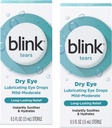 Blink Tears Laneing Eye Drops (Mild-Moderate Kuru Eye), 0,5 FL OZ (15 ml) - 2Pack