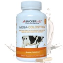 Bricker Labs Κάψουλες Mega-Colostrum, Υγεία των ούλων, Ανοσία, Δέρμα & Μαλλιά, 1000 mg Συμπλήρωμα Βοοειδών Colostrum 40% IgG, Πλούσιο σε βιοενεργές πρωτεΐνες, αυξητικούς παράγοντες και αντισώματα, 45 Εξυπηρετήσεις