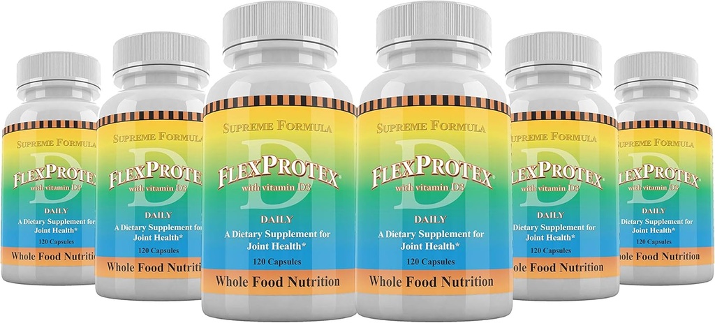 Καθημερινή υγεία, Flexprotex D 6 φιάλες 720 κάψουλες
