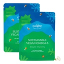 Calgee Vegan Omega 3-450 mg DHA & EPA Fatty Asits - Sürdürülebilir Algae Oil - Plant-Based Fish Oil Alternative - Carrageenan-Free Softgels (120 Ct)