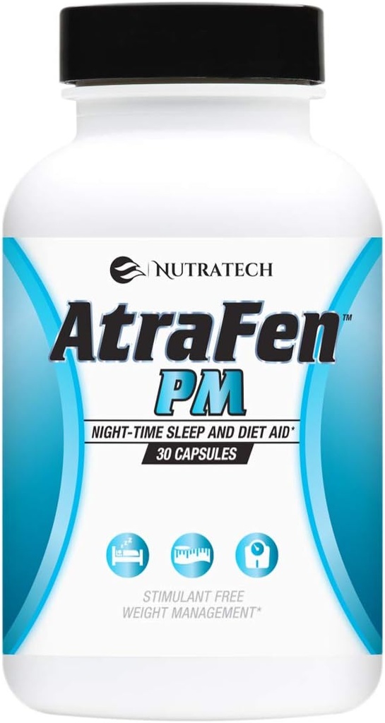 Atrafen PM - Nighttime Diyet Pill, Appetite Suppressant ve Sleep Aid. Boost Metabolism, Burn Fat ve Curb Late Night Cravings.