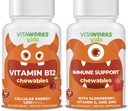 Kids Vitamin B12 Chewables + Elderberry + Zinc + C Chewables Bundle