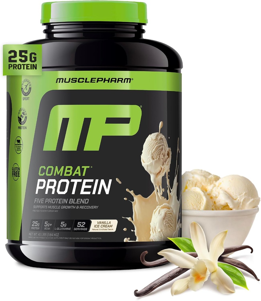 KasPharm Protein Tozunu Mücadele Et, Vanilla Flavor, Ürüntif İşoutlar için Yakıtlar, Whey Protein Isolate & Egg Albümin, Gluten Free, 4 lb, 52 Hizmetler