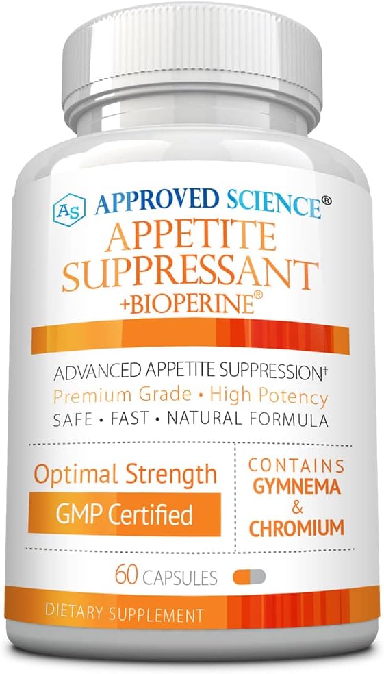 Onaylanan Science® Appetite Suppressant - Gymnema, Chromium, Cayenne Pepper - 60 Capsules - ABD'de Made in the USA