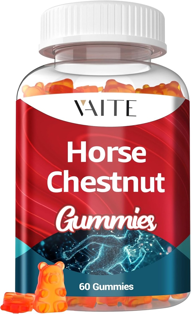 VAITE At Chestnut Extract Supplement, Vein Support Blood Circulation Supplements for Varicose Veins on Legs and Circulatory Supports, Horsechestnut Seed Butchers Broom Root, Non-GMO Gluten Free