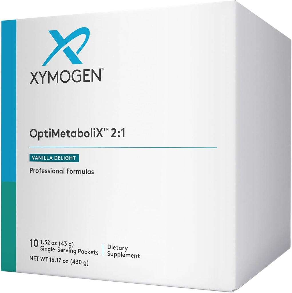 XYMOGEN OptiMetaboliX - Metabolism Supplement with B12 Vitamins and Folate - Cinnamon Supplements + Vitamin B9 - Vegan & Gluten Free - Vanilla Delight (10 hizmet)