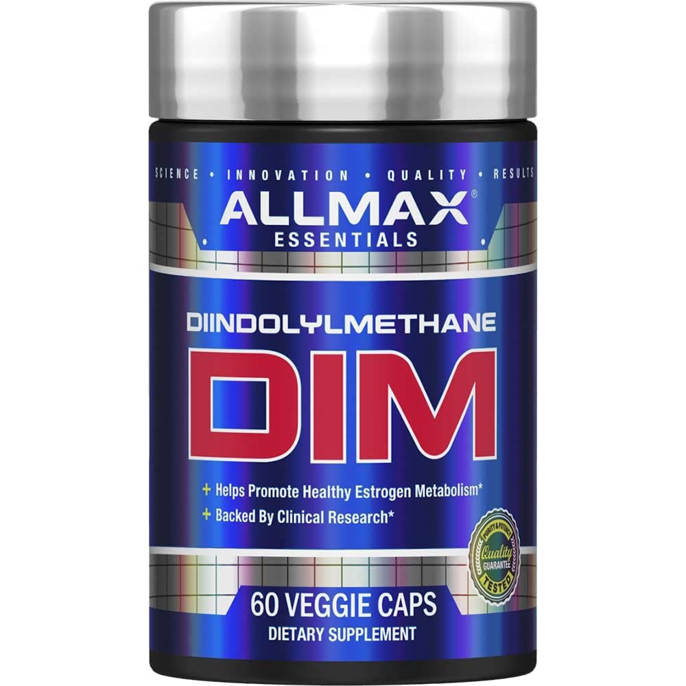 ALLMAX Essentials, DIM, 60 Veggie Caps (100 mg ανά κάψουλα)