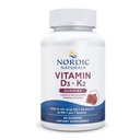 Nordic Naturals Vitamin D3 + K2 Gummies, Pomegranate - 60 Gummies - 1000 IU D3 + 45 mcg K2 - Büyük Tadı - Bone Health, Sağlıklı Kas Fonksiyonlar - Non-GMO - 60 Hizmetler