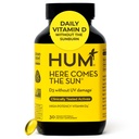 HUM Here Comes The Sun Immune Support Supplement with Vitamin D Supplements for Women and Men for a natural Immune System, D3 Vitamin Supports Bone Health, 30 Capsules