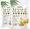 Dünya Çemberi Organik Sarı Maca Kök Toz, Doğal Superfood, Enerji, Kilo ve Kadınların Fertness - Vegan - 1 Pound (Pack of 2)