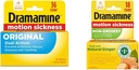 Dramamine Original, Motion Sickness Relief, 36 Count & Non-Drowsy, Motion Sickness Relief, Made with Natural Ginger, 18 Count