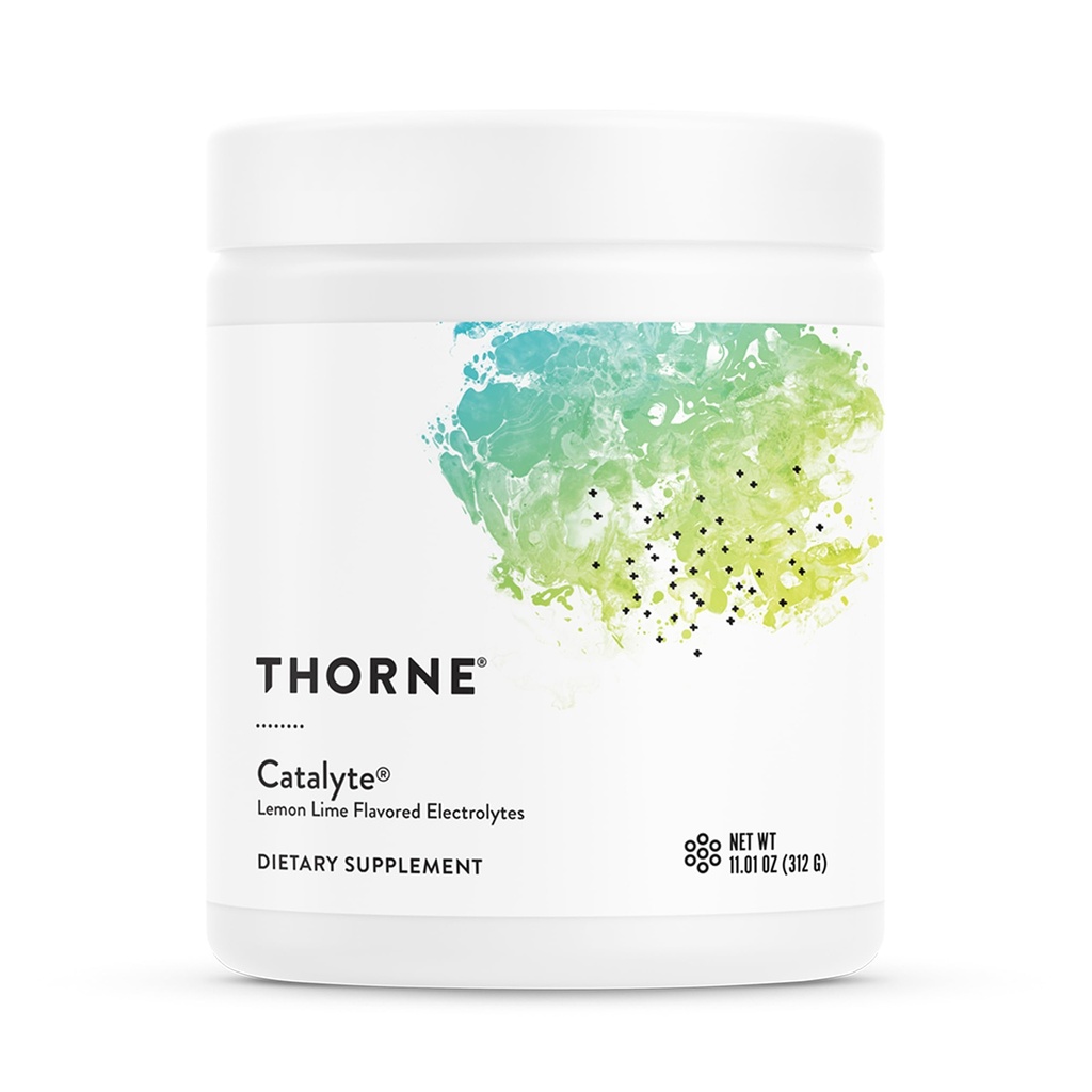 THORNE - Καταλύτης - Electrolyte Replenishment and Energy Restoration Supplement* - No Artificial Sweeteners - NSF Certified for Sport- Lemon Lime - 11.01 Oz