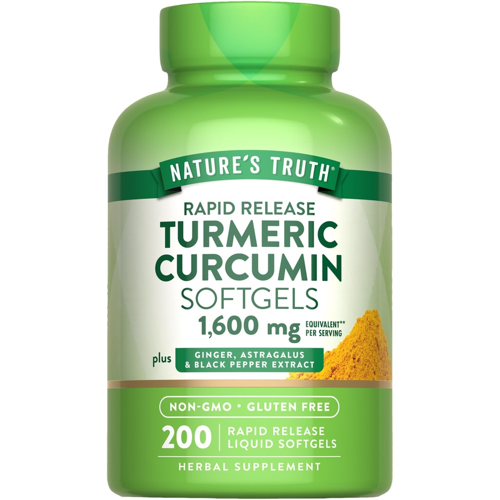 Nature's Truth Turmeric Curcumin Complex Supplement 