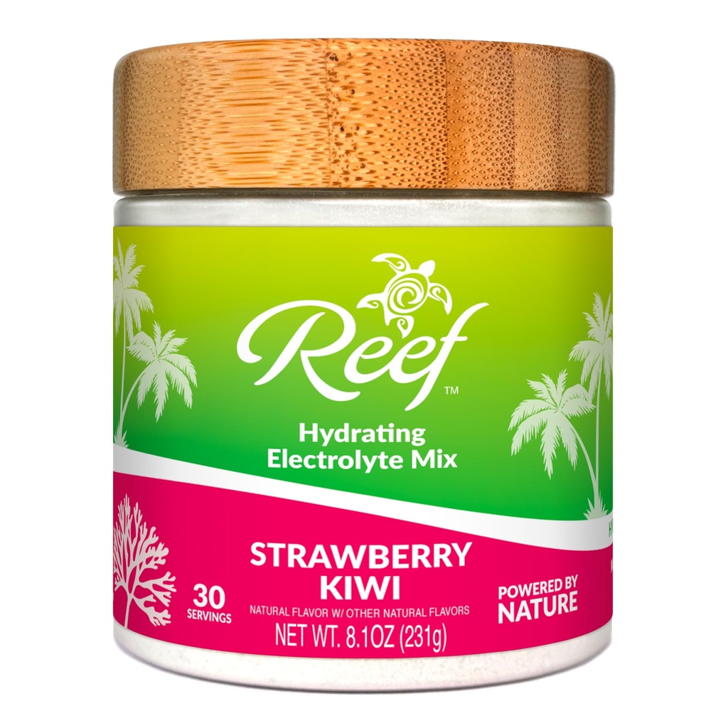 Hydrating Electrolyte Toz - Nature's Electrolytes + Real Fruit - Strawberry Kiwi, Nodrew Sugar, 5 Key Electrolytes + Vitamins, Trace Minerals, Non-GMO, 30 Hizmet