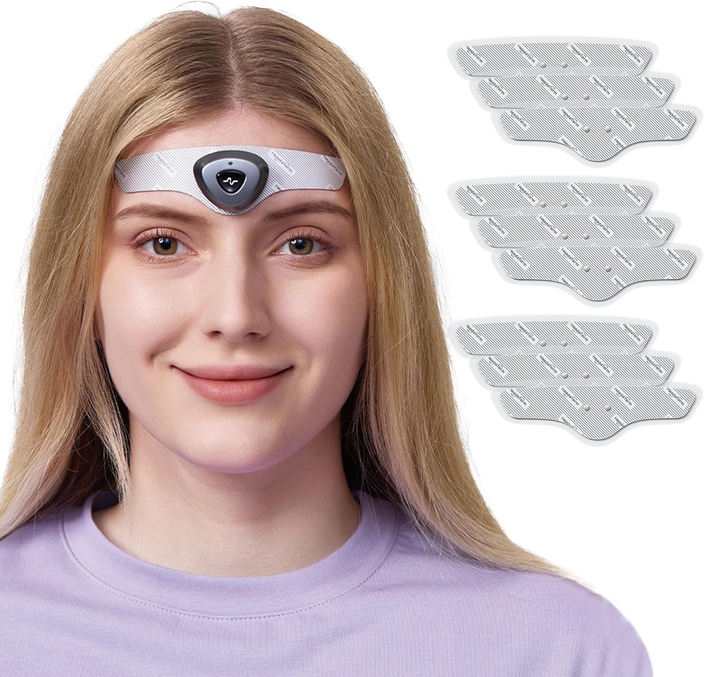 HeadaTerm-2 Migraine Relief Device e-TNS Technology Pirelli Head Cap Treatment for migren and Headache, Drug-Free, Klinik olarak Proven, Fast-Acting, No Side Effects (1* HeadaTerm 2 +9*Electrodes)