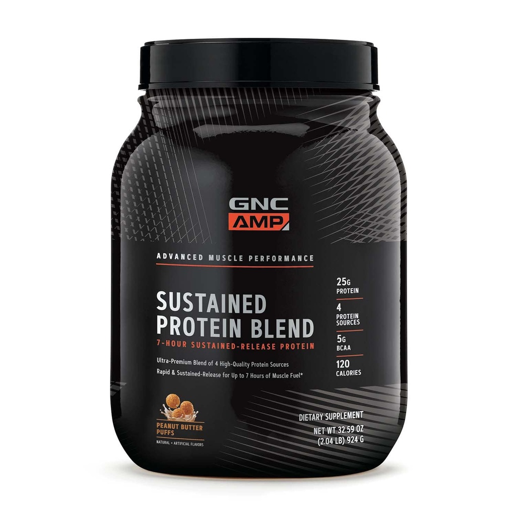 GNC AMP Sustained protein Puffs (28 Hizmet)